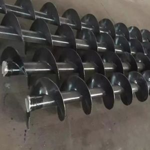 1~100m Length Automated Carbon Steel Shaftless Screw Conveyor For Cement Grain