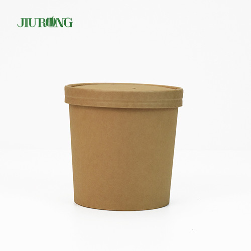 Quality 16 OZ Tableware Paper Cup Bowl Biodegradable Small Paper Bowls With Lids wholesale