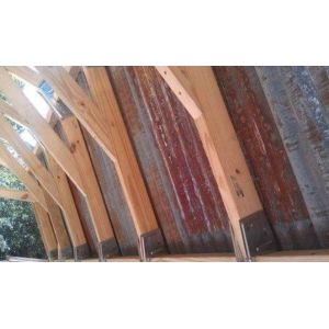 2mm Thickness Custom Shed Kit with Peak Roof Fast Framer Universal Storage Shed