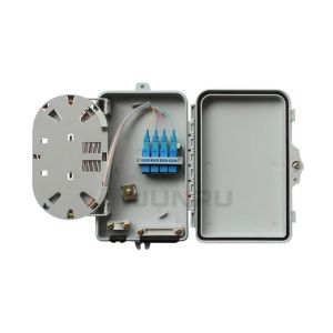4 Port Outdoor Fiber Optic Distribution Box, PC+ABS Material