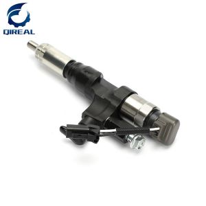 095000-6593 J08E Excavator Spare Parts Diesel Injector SK330-8 SK350-8 SK485