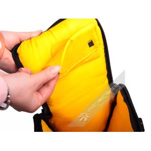 Customized Yellow Durable Dobby SLR Camera Bags, Well Padded Sleeve