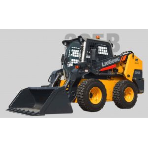 1.1 Ton Wheel Skid Steer Loader 395B With Hammer And High Flow Hydraulic System