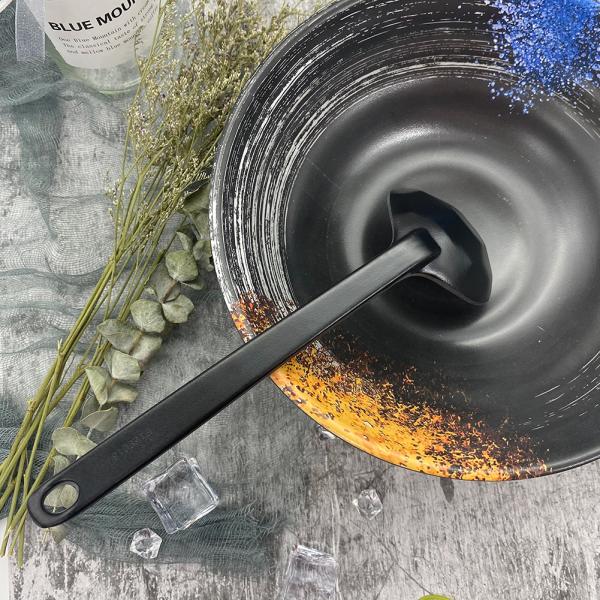 8 Inch Melamine Soup Spoon Restaurant Tableware Galaxy Pattern