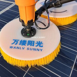 Brush-Less Motor Built-in 7.5m Double-Ended Brush Electric Solar Panels Cleaning