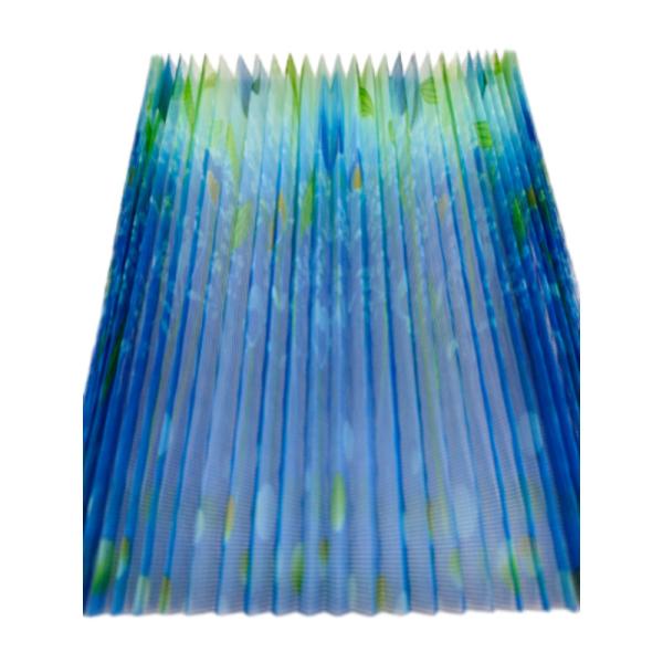 Quality Fast Delivery 100cm Width Uv Resistant Pleated Fly Screen for Balcony Windproof Screen wholesale