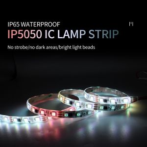 Ip65 Waterproof Glue Drop Led Strip 5050 Smd External Ws2811 Light Slide Full