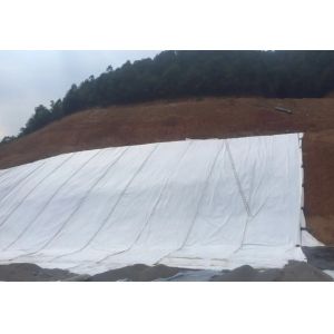 White Woven Filter Fabric Geotextile Membrane For Soakaway