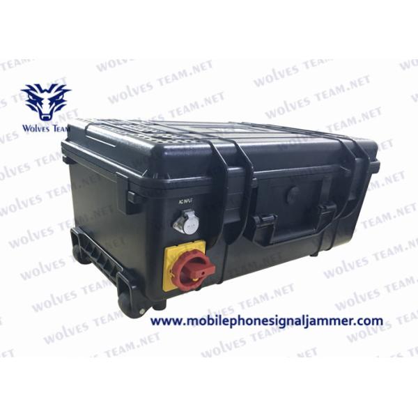 High Power Portable Vehicle Bomb Cell Phone Signal Jammer With DDS Convoy