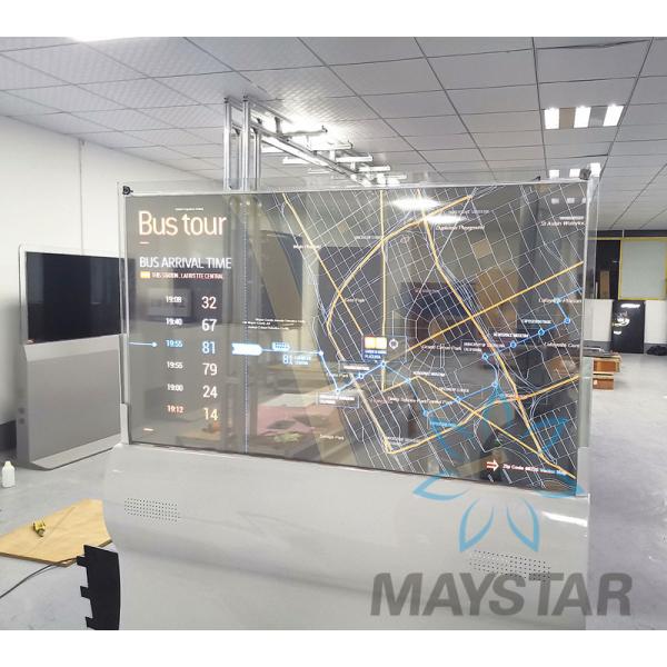 Quality OEM / ODM Transparent OLED Display Ultra Thin Embedded Wireless Control wholesale