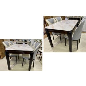 China Modern Style Stone Wood Coffee Table , Anti Aging Wooden Tea Table on sale