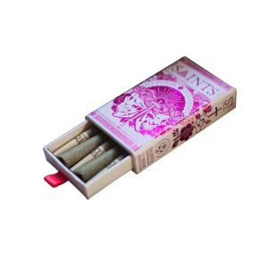 Gloss Coating Biodegradable Paper Drawer Box For Cigar