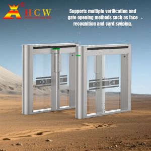 HCW Speed Gate Turnstile with 1-Second Operation 600-1000mm Channel Width and 5
