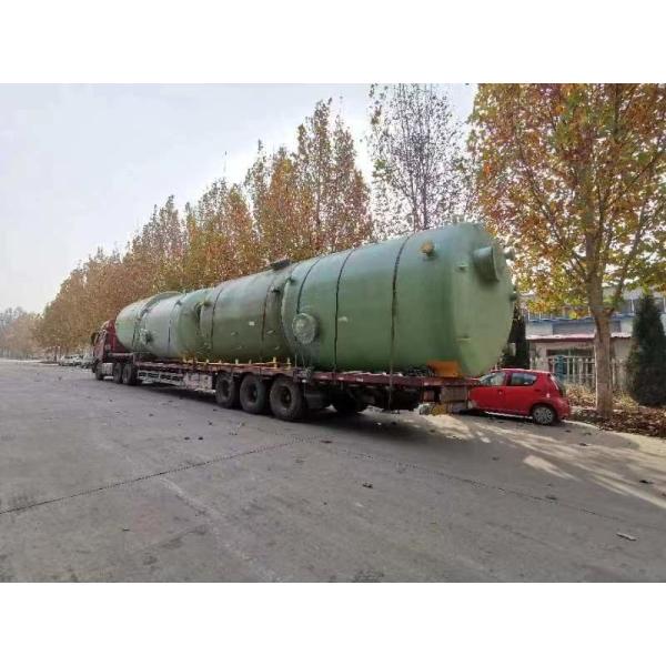 Cylindrical Chemical Resistance FRP Vertical Tank For Agriculture Usage