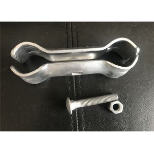 Anti Aging Temporary Fence Clamps Galvanized Fence Post Clamps 15.9mm Outer