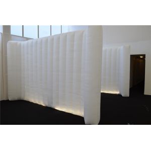 Commercial Party Wedding Large Inflatable Photo Wall With LED Light