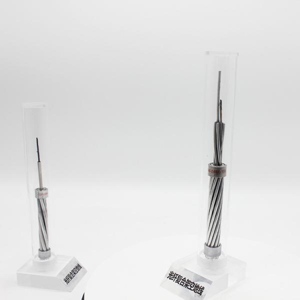 24 Core 48 Core G655 OPGW Power Cable Optical Fiber Cable In South Africa