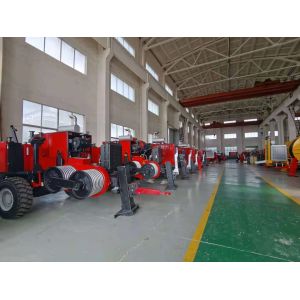 China Max Pulling 220KN Bull-Wheel Diesel Hydraulic Cable Stringing Equipment on sale