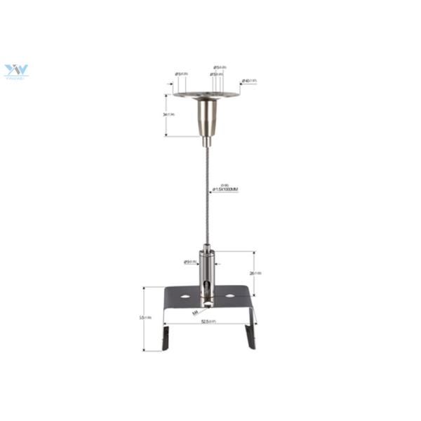 Quality Suspended Linear Lighting Kits LED Panel Suspension Kit With Bracket wholesale
