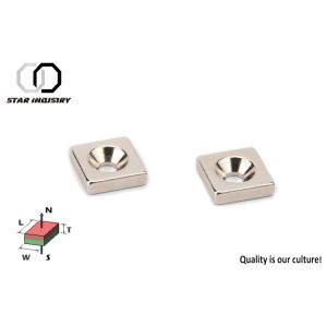 1'' Countersunk Magnets Both Sides Neodymium Magnets With Countersunk Holes