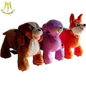 Cheap Hansel coin operated ride animal scooter and battery operated motorized animal plush with kids ride on animal robot for sale