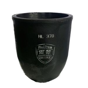 Conventional High Purity Graphite Crucible 1-100kg Round Aluminium Melting