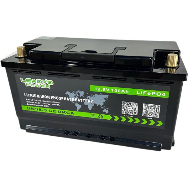Quality Bluetooth LiFePO4 lithium Iron Phosphate Battery 12V 100Ah With BMS wholesale