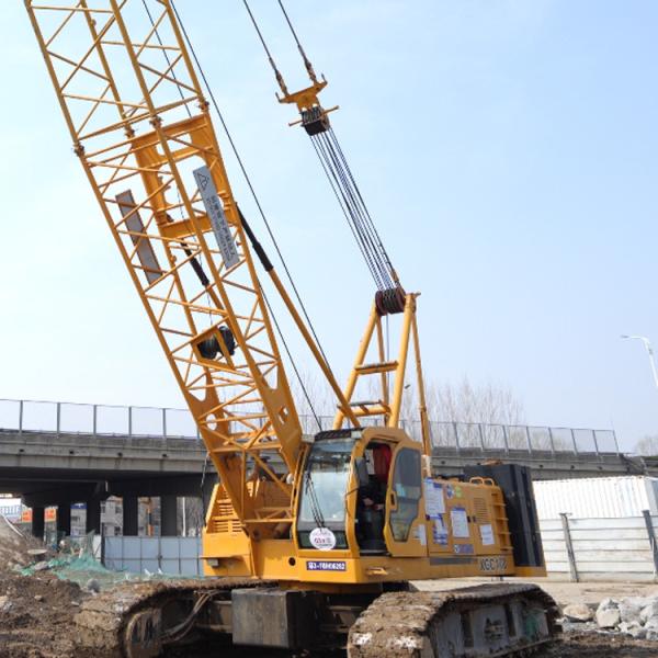 Quality 1.5km/H 100T Crawler Crane With Boom / Used Crawler Cranes 298kW Engine Power wholesale