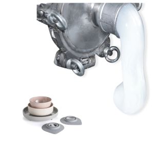 Food Grade Liquid Silicone Rubber LSR with EN 14350-2 Compliance 40-60 ShoreA