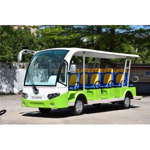 High Performance Electric Sightseeing Car with Spacious Seat For 14 Passengers