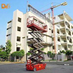 Used Movable Hydraulic Lifting Platform 8m-16m Portable Scissor Lift Platform 3.3 KW