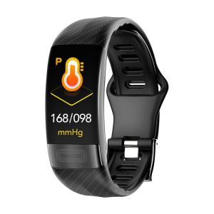 Cheap ECG PPG Pedometer HR Monitor Smart Band Fitness Tracker Watch With Blood Pressure for sale