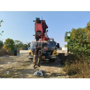 2018 Used SANY Mobile Truck Crane 55 Tons With YUCHAI Engine And 5 Crane Jib