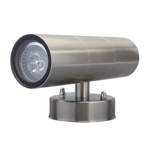 Double Side Round External LED Wall Lights , Full Stainless Steel Garden Lights
