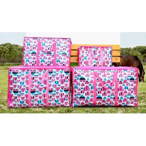 Gravure Printing Customized Shopping Bags With PP Webbing Handle Polypropylene