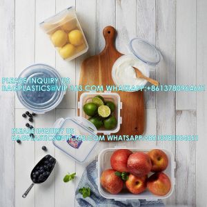 Stackable Wholesale Kitchen Microwavable Airtight High Borosilicate Lunch Box