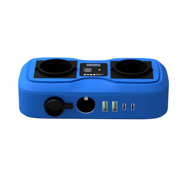 Quality 12V 220V DC To AC Car Voltage Converter 200W GaN PD Fast Charger Auto Power Inverter wholesale