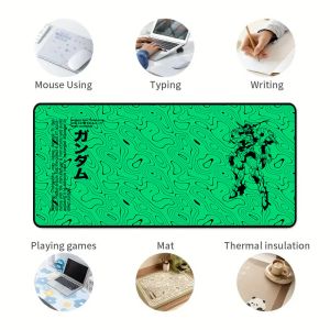 Gaming Mouse Pad with Wrist Rest HEATED and Radiation Protection in Cartoons
