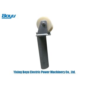 80mm Transmission Line Stringing Tools Electrical Steel Cable Roller