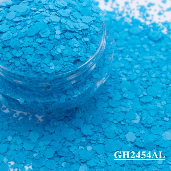 Matte Solvent Resistant Glitter Epoxy Chunky Mix For Nail Arts Decorations