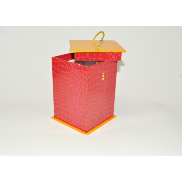 Quality Leather paper Custom Rigid Board Gift Boxes, Personalized Gift Box With Handle For Birthday wholesale