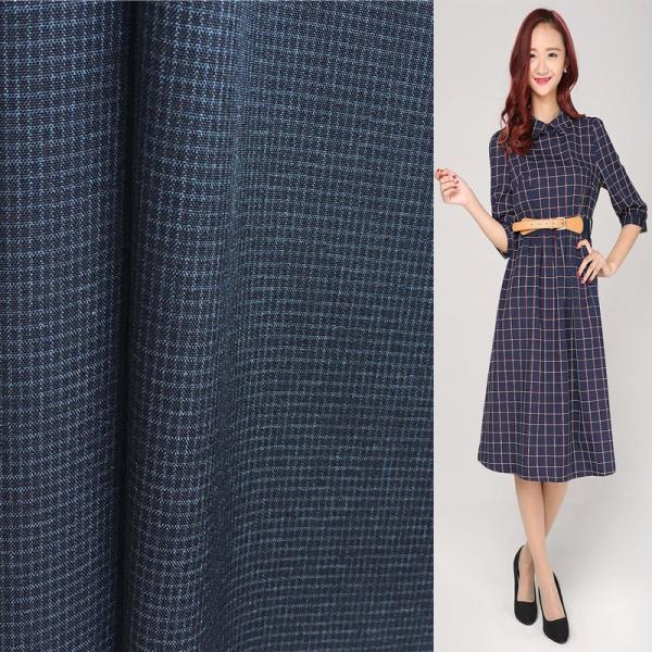 300D*300D Plain Two Colors Lattice Fabric For Lady Dress Men Suit Grid Cloth RZ 1675