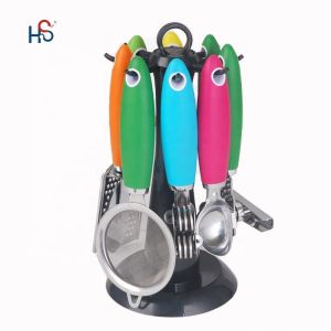Cheap Stainless Steel Kitchen Gadget Set for Sustainable Cooking Tools and TPR Handle for sale