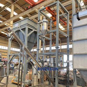 Safe PLC Control Box Jumbo Bag Unloading System 5 - 10 Bag/Hour Capacity