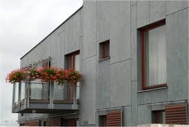 Reinforced Exterior Fiber Cement Board For Prefabricated House Wall Cladding