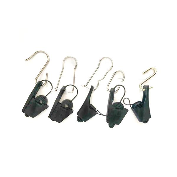 45g Stainless Steel Wire Clamp for Outdoor Fiber Optic Cable Clamp Type 1-2 Pair Drop