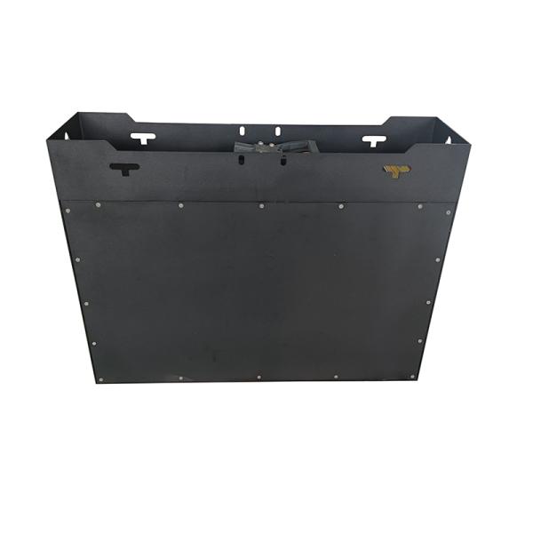 Black Electric Forklift Battery For Heavy Duty Applications 25.6V 190AH