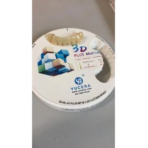 Yucera 3D Pro Multilayer Multilayer Zirconia Block Cad /cam System Ceramic Block