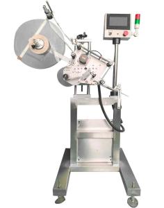 Cheap Customized Touchscreen Online Flat Label Applicator Machine PLC Control 380W for sale
