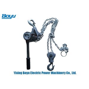 1 Row Transmission Line Stringing Tools Aluminium Alloy Chain Type Handle Hoist